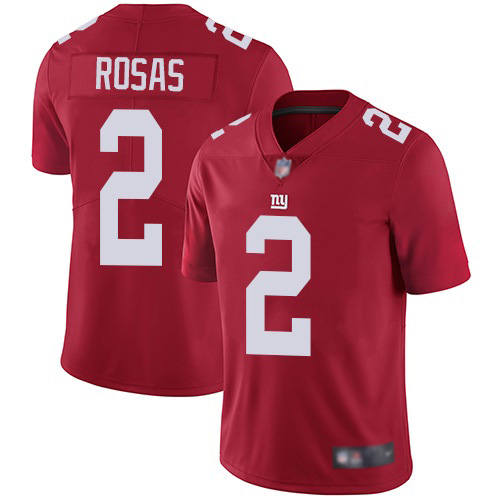 Men New York Giants #2 Aldrick Rosas Red Limited Red Inverted Legend Football NFL Jersey->new york giants->NFL Jersey